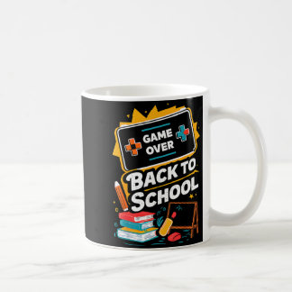 Back to school gamer level up new school year coffee mug