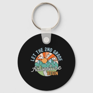 Back To School Gift Let The Second Grade Adventure Key Ring
