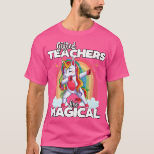 Back to School Gifted Teacher Squad Unicorn Magica T-Shirt