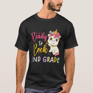 back to school girls ready to rock 2nd grade Unic T-Shirt
