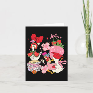 Back To School Goose Card