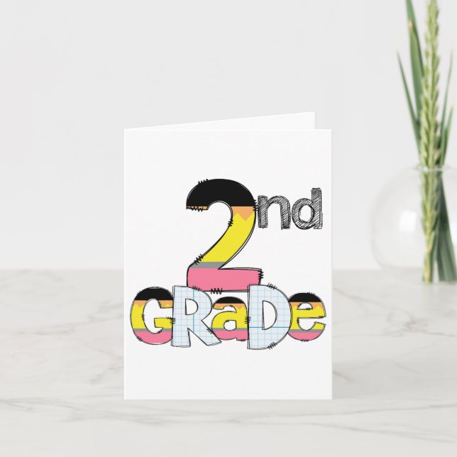 Back To School Grade Level  Card (Front)