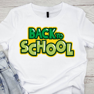 Back to School Green T-Shirt