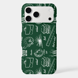 Back To School Green White