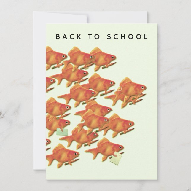 Back To School Greeting Card (Front)