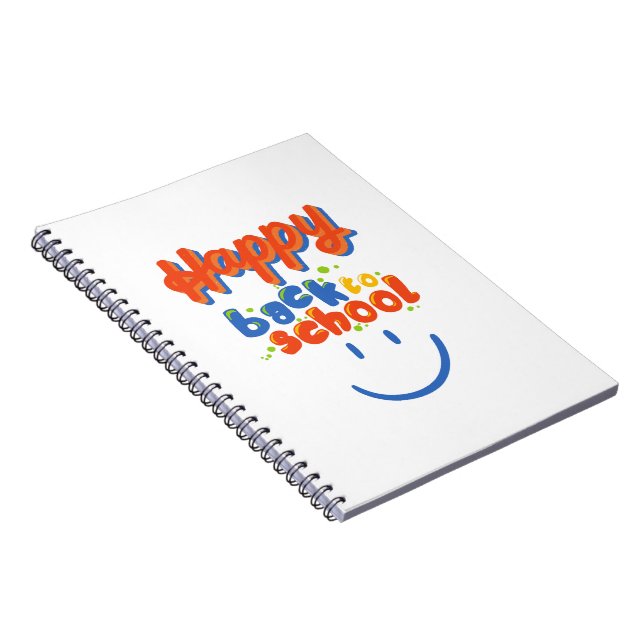BACK TO SCHOOL HAPPY NOTEBOOK (Right Side)