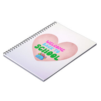 Back to School Heart Notebook