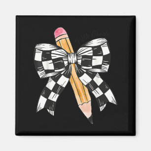 Back to School Hello Fifth Grade Teacher Coquette Magnet