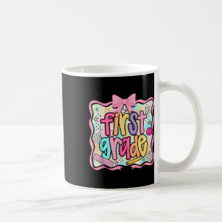 Back To School Hello First Grade Team 1st Grade Bo Coffee Mug