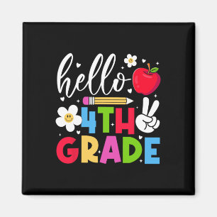 Back To School Hello Fourth Grade Team 4th Grade B Magnet