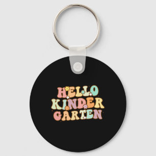 Back To School Hello Kindergarten For Kids Boy Gir Key Ring