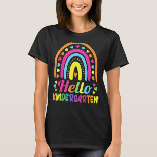 Back to School Hello Kindergarten Squad Teachers & T-Shirt