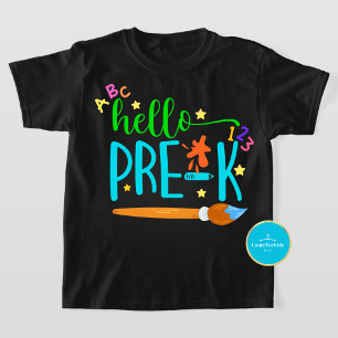 Back to School Hello Pre-K T-Shirt