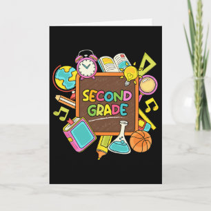 Back To School Hello Second Grade Team 2nd Grade B Card