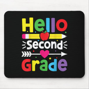 Back To School Hello Second Grade Team 2nd Grade B Mouse Pad