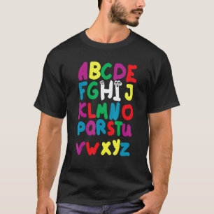 Back To School Hi Alphabet Pre K Kindergarten Teac T-Shirt