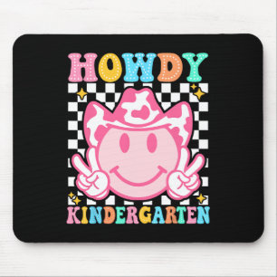 Back To School Howdy Kindergarten Cute Cowboy Cowg Mouse Pad