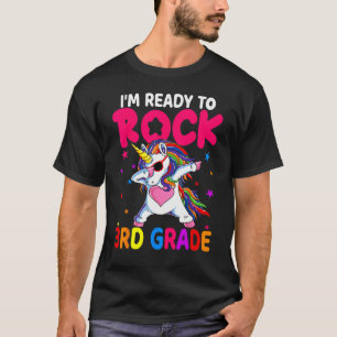 Back To School I m Ready To Rock 3rd Grade Dabbing T-Shirt