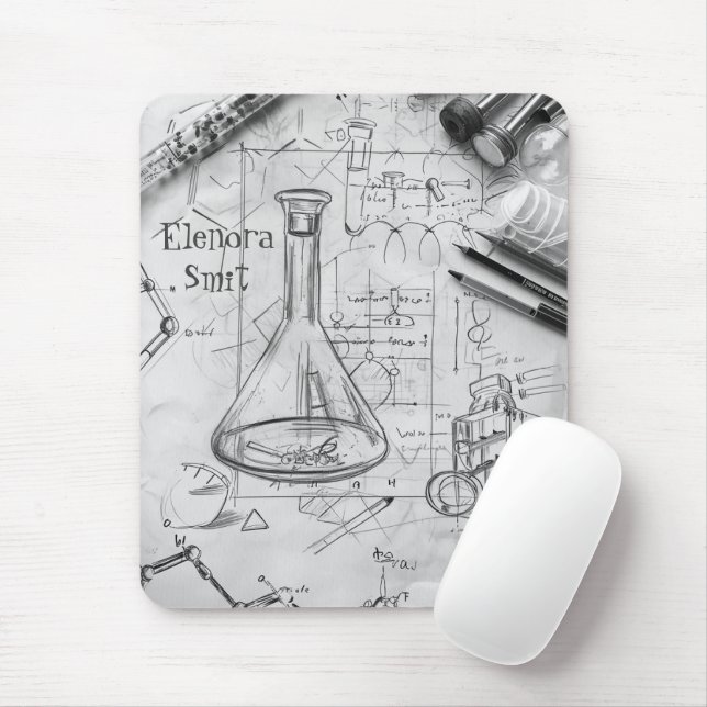 Back To School I Science 10 Mouse Pad (With Mouse)