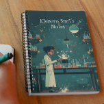 Back To School I Science 11 Notebook<br><div class="desc">Introducing our charming Spiral Notebook featuring science illustrations and a personalised cover name! Add a touch of personality to your notes and sketches with this delightful and durable notebook. Perfect for students,  teachers,  or anyone who loves science designs.</div>