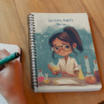 Back To School I Science 5 Notebook<br><div class="desc">Introducing our charming Spiral Notebook featuring science illustrations and a personalised cover name! Add a touch of personality to your notes and sketches with this delightful and durable notebook. Perfect for students,  teachers,  or anyone who loves science designs.</div>
