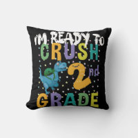 Back To School I'm Ready To Crush 2nd Grade Dino