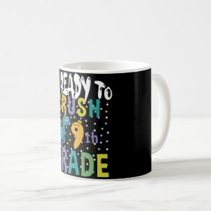 Back To School I'm Ready To Crush 9th Grade Dino Coffee Mug