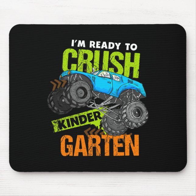 Back To School I'm Ready to Crush Kindergarten Mon Mouse Pad (Front)