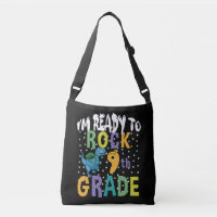 Back To School I'm Ready To Rock 9th Grade Dino