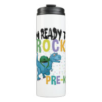 Back To School I'm Ready To Rock Pre-K Dinosaur