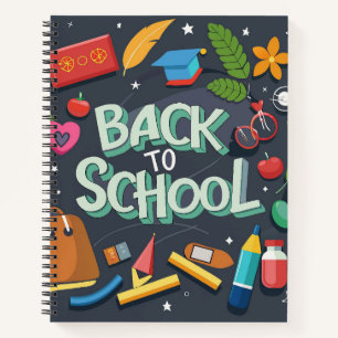 Back to School, Images and Drawing Art Notebook