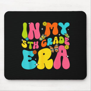 Back to school in 5th fifth grade era butterfly mouse pad