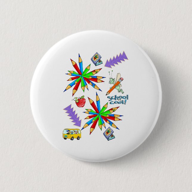 Back to School is Cool Button (Front)