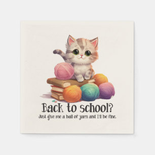 Back To School? Just Give Me Yarn Napkin