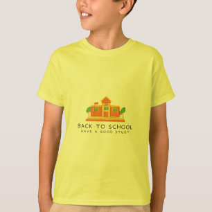 Back to School Kids T-Shirt Cute Schoolhouse
