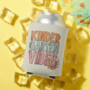 Back to School Kindergarten Pre K First Grade Can Cooler