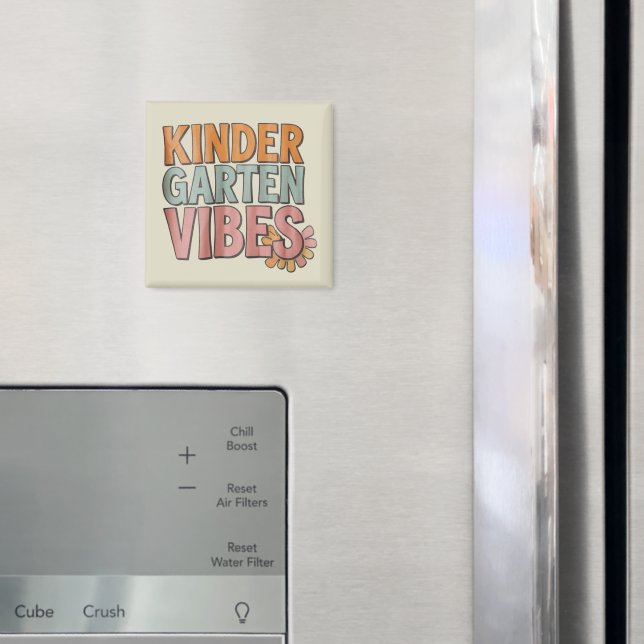 Back to School Kindergarten Pre K First Grade  Magnet (In Situ (Fridge))