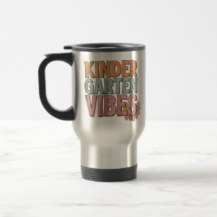 Back to School Kindergarten Pre K First Grade Travel Mug