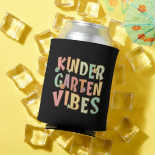 Back To School Kindergarten Vibes Retro Teacher Can Cooler