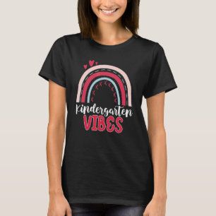 Back To School Kindergarten Vibes Student Teacher T-Shirt