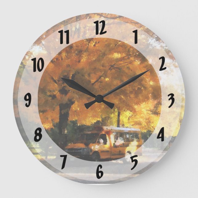 Back to School Large Clock (Front)