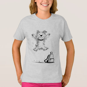 Back to School & Last Day Joy – Excited Dog T-Shirt