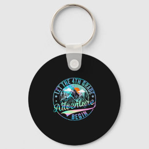 Back to school let the 4th grade adventure begin key ring