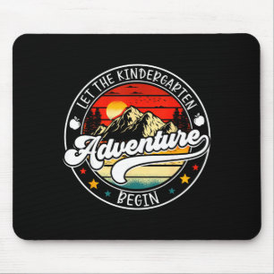 Back to school let the kindergarten adventure mouse pad