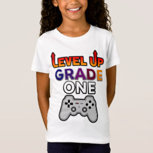 Back to School Level Up Grade One T-Shirt