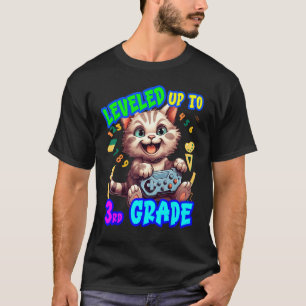 Back to School Levelled Up 3rd Grade Video Gaming  T-Shirt