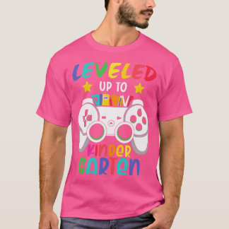 Back to school- levelled up to kindergarten T-Shirt