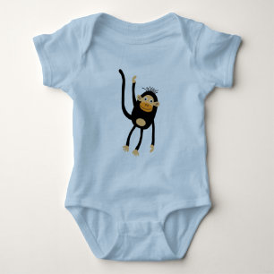 Back To School Little Monkey Baby Bodysuit