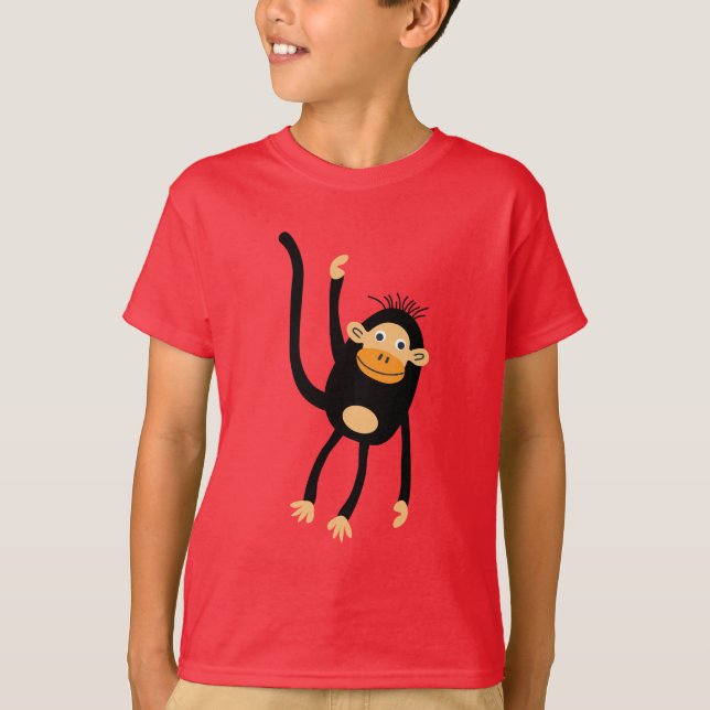 Back To School Little Monkey T-Shirt (Front)