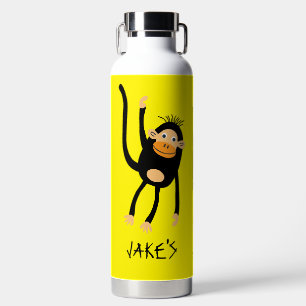 Back To School Little Monkey Water Bottle